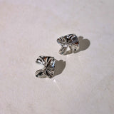 SILVER TWIST STUD